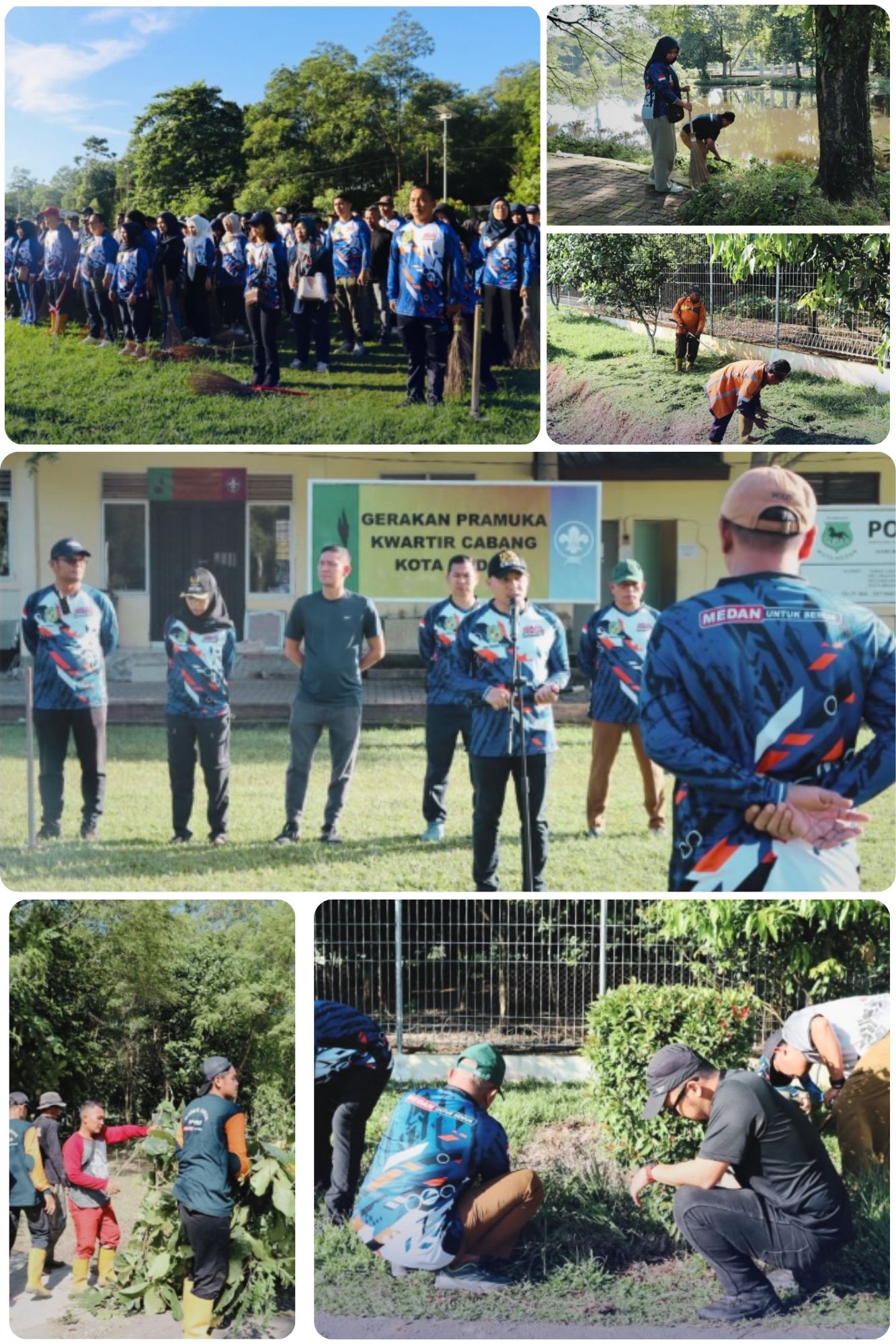 GOTONG ROYONG BERSAMA KECAMATAN MEDAN JOHOR (MENJAGA KEBERSIHAN LINGKUNGAN MENYAMBUT KUNJUNGAN WALI KOTA SEINDONESIA PADA APEKSI TAHUN 2026