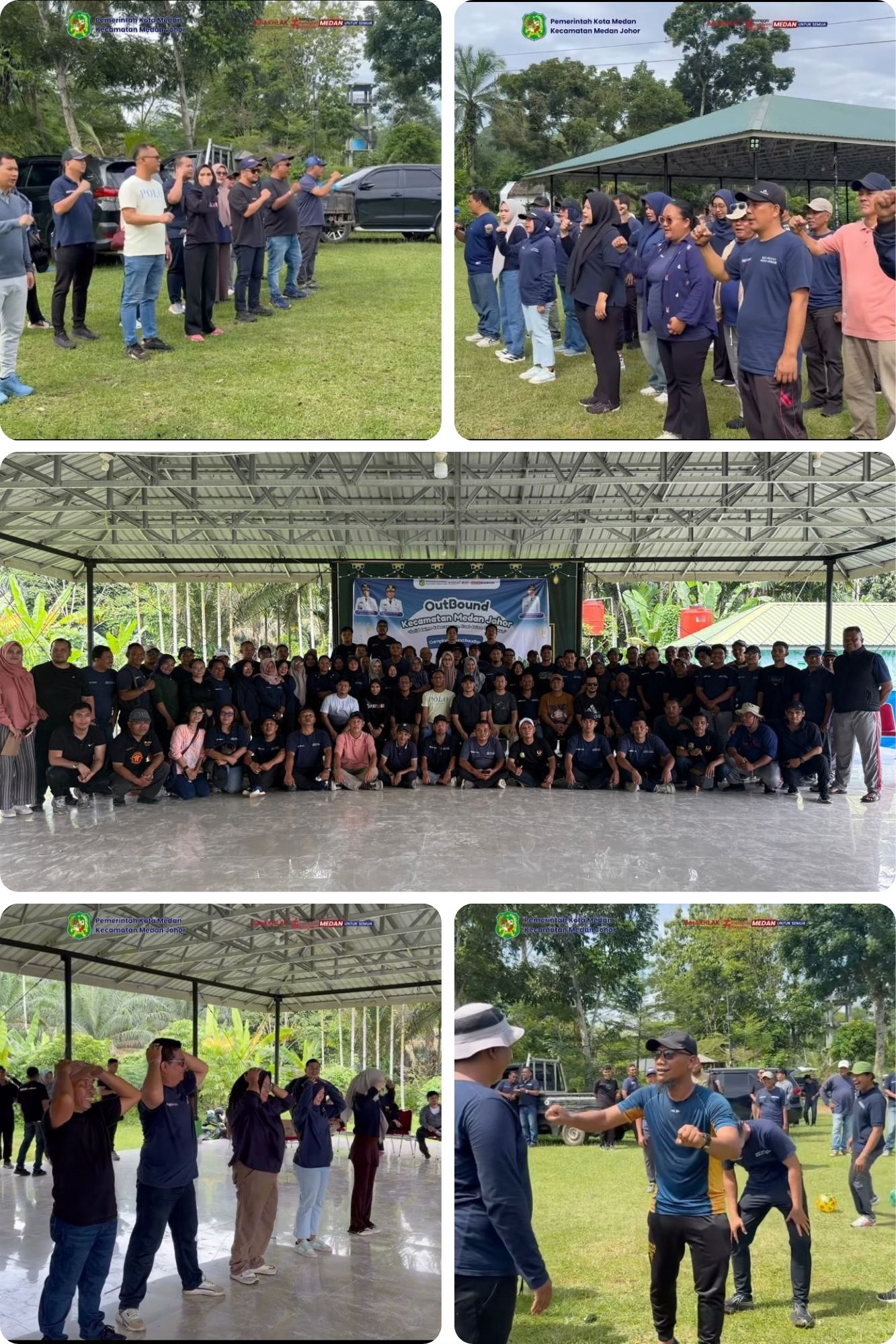 OUTBOUND KECAMATAN MEDAN JOHOR "Solid dalam Kebersamaan, Kuat dalam Pelayanan"