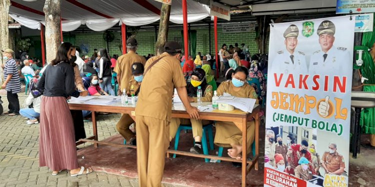 Pemko Medan Gelar Vaksinasi 'Jemput Bola' Di Medan Johor Upaya untuk mendorong Percepatan Herd Immunity