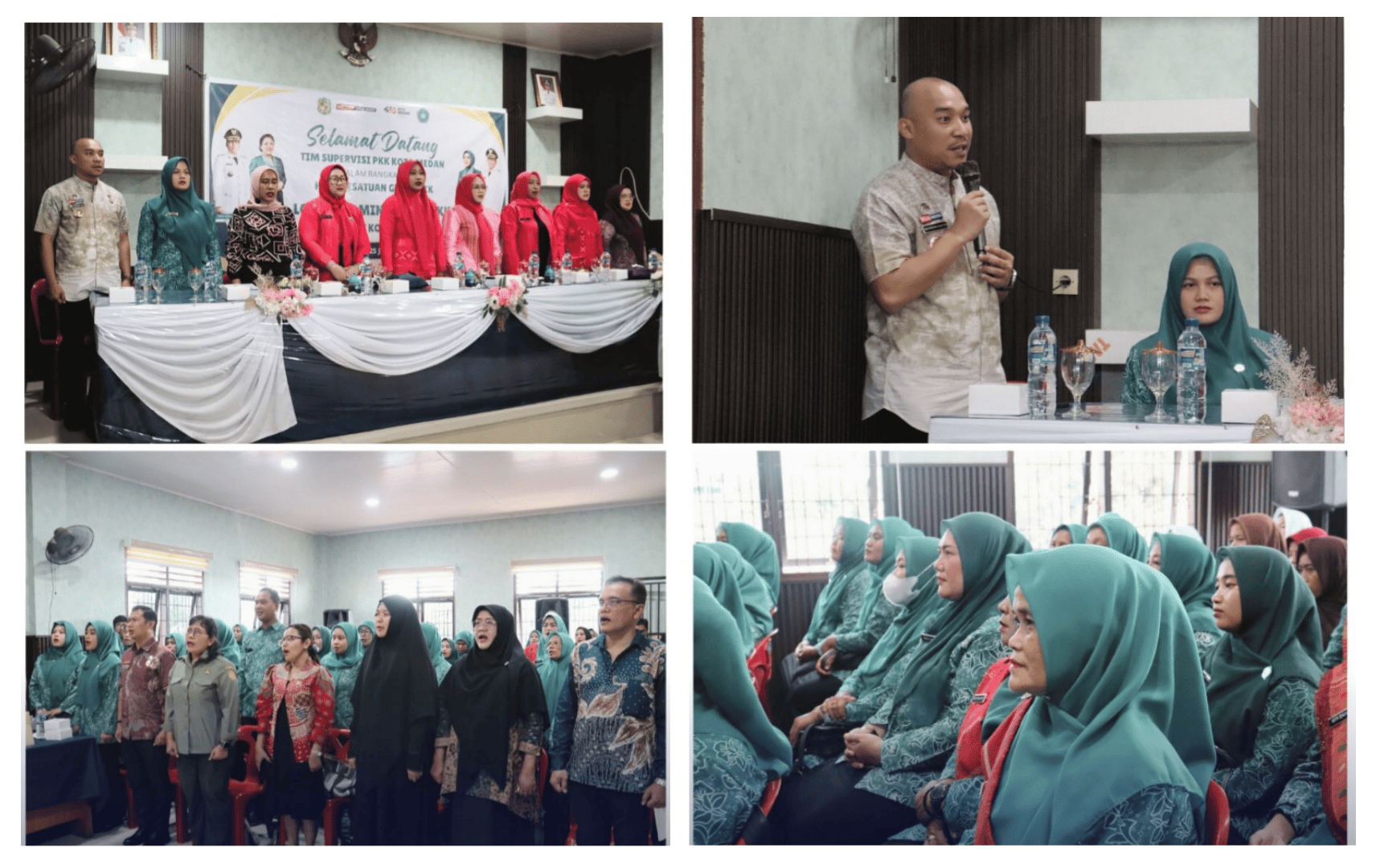 Penilaian Lomba Tertib Administrasi dalam rangka Hari Kesatuan Gerak (HKG) PKK Kota Medan Tahun 2026 yang berlangsung di Kelurahan Kedai Durian, Kecamatan Medan Johor